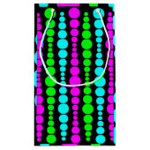 Neon Moderne Rechthoeken Klein Cadeauzakje (Achterkant)