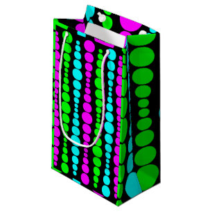 Neon Moderne Rechthoeken Klein Cadeauzakje