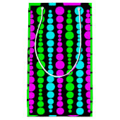 Neon Moderne Rechthoeken Klein Cadeauzakje (Voorkant)