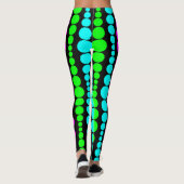 Neon Moderne rechthoeken Leggings (Achterkant)