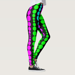 Neon Moderne rechthoeken Leggings