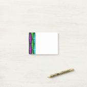Neon Moderne rechthoeken Post-it® Notes (Op bureau)