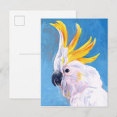 Neon Mohawk - Cockato Briefkaart (Voorkant / Achterkant)