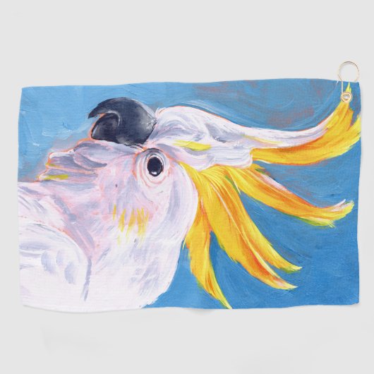 Neon Mohawk - Cockato Golfhanddoek (Horizontaal)