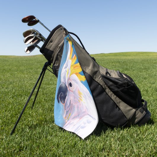 Neon Mohawk - Cockato Golfhanddoek (Groen)