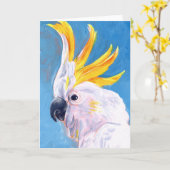 Neon Mohawk - Cockato Kaart (Gele Bloem)