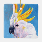 Neon Mohawk - Cockato Keramisch Ornament (Achterkant)