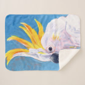 Neon Mohawk - Cockato Sherpa Deken (Voorkant (horizontaal))