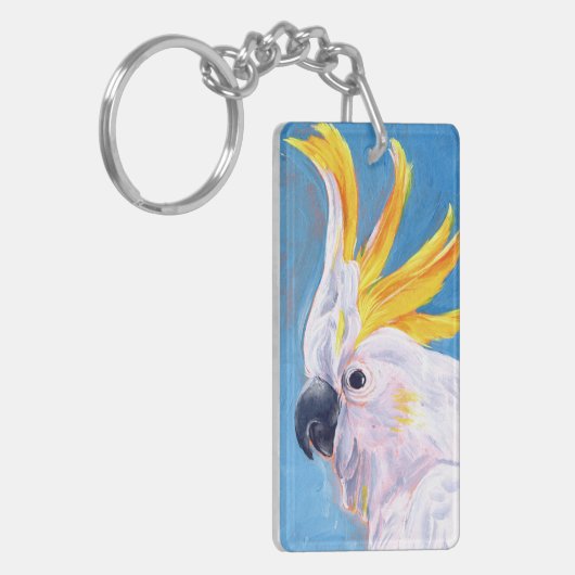 Neon Mohawk - Cockato Sleutelhanger (Voorkant Links)