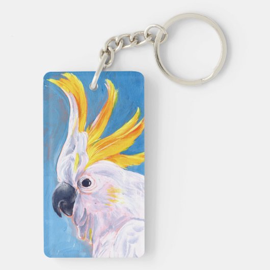 Neon Mohawk - Cockato Sleutelhanger (achterkant)