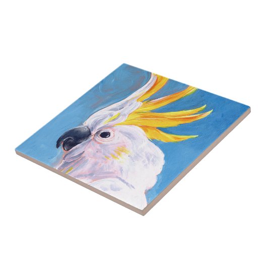 Neon Mohawk - Cockato Tegeltje (Zijkant)