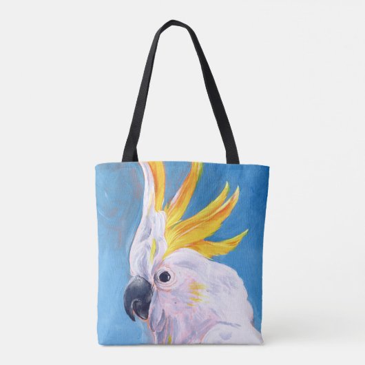 Neon Mohawk - Cockato Tote Bag (Achterkant)
