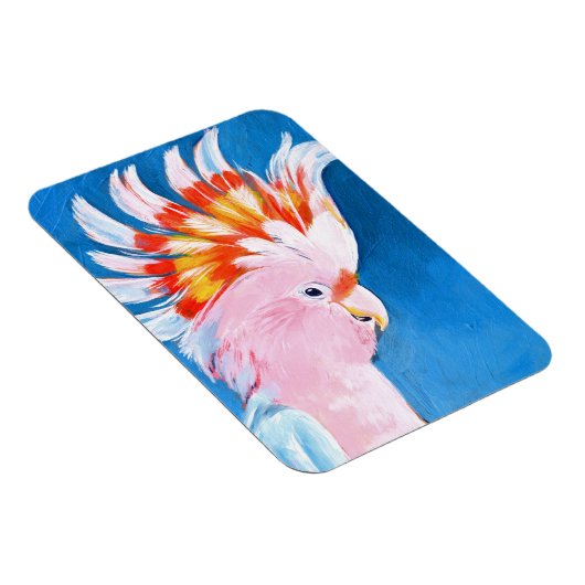 Neon Mohawk - Roze Cockato Magneet (Rechterzijde)