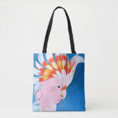 Neon Mohawk - Roze Cockato Tote Bag (Voorkant)