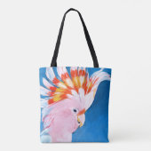 Neon Mohawk - Roze Cockato Tote Bag (Achterkant)