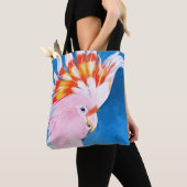 Neon Mohawk - Roze Cockato Tote Bag (Dichtbij)