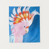 Neon Mohawk - Roze Cockato Wandkleed (Voorkant)