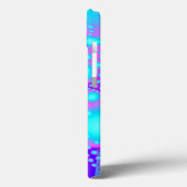 Neon Molecules Psychedelic Fractal Case-Mate iPhone Case (Achterkant / Links)