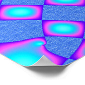 Neon Molecules Psychedelic Fractal Poster (Hoek)