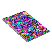 Neon Monster Bugs Notitieboek (Rechterzijde)