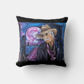 Neon Moon Painting by Alfred Fox Kussen (Voorkant)