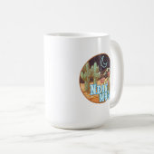 Neon Moon Retro Western Koffiemok (Voorkant rechts)