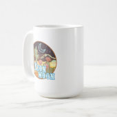 Neon Moon Retro Western Koffiemok (Voorkant links)
