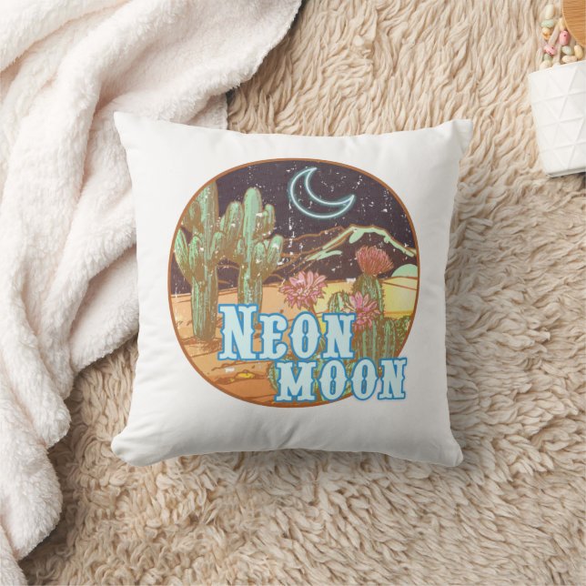 Neon Moon Retro Western Kussen (Deken)