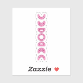 Neon Moon Sticker
