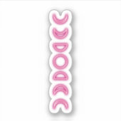 Neon Moon Sticker (Voorkant)