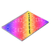 Neon Moon Sun regenboogkleurig Notitieboek (Linkerzijde)