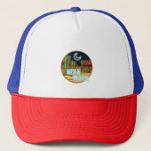 Neon Moon - Westerne landzijde - Cactus Trucker Pet (Voorkant)