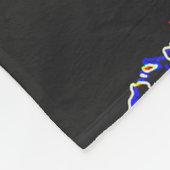 Neon moth fleece deken (Hoek)