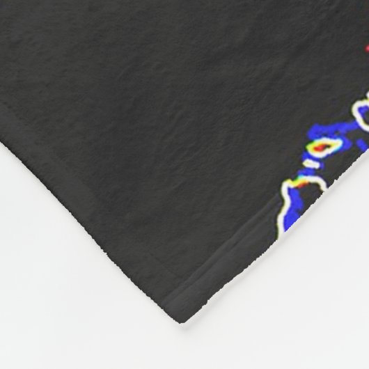 Neon moth fleece deken (Hoek)