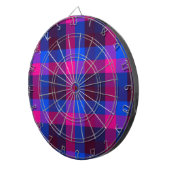 Neon mozaïek fusie dartbord (Voorkant Rechts)