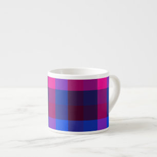 Neon mozaïek fusie espresso kop