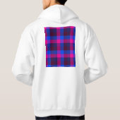 Neon mozaïek fusie  hoodie (Achterkant)