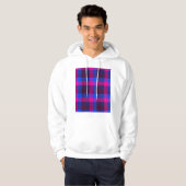 Neon mozaïek fusie  hoodie (Voorkant volledig)