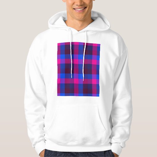 Neon mozaïek fusie  hoodie (Voorkant)