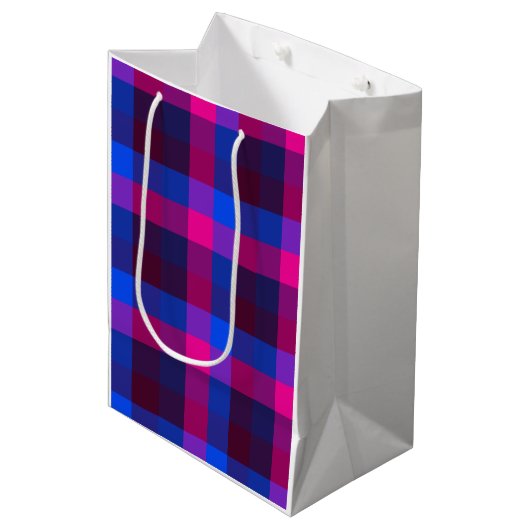 Neon mozaïek fusie medium cadeauzakje (Voorkant Gekanteld)