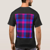 Neon mozaïek fusie t-shirt (Achterkant)