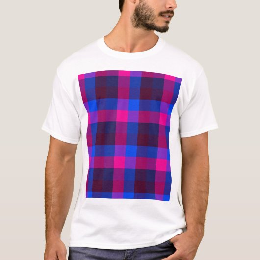 Neon mozaïek fusie t-shirt (Voorkant)
