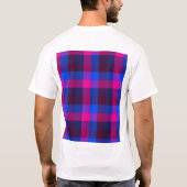 Neon mozaïek fusie t-shirt (Achterkant)