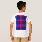 Neon mozaïek fusie t-shirt (Achterkant volledig)