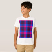 Neon mozaïek fusie t-shirt (Voorkant volledig)