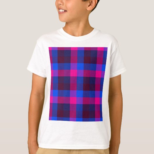 Neon mozaïek fusie t-shirt (Voorkant)