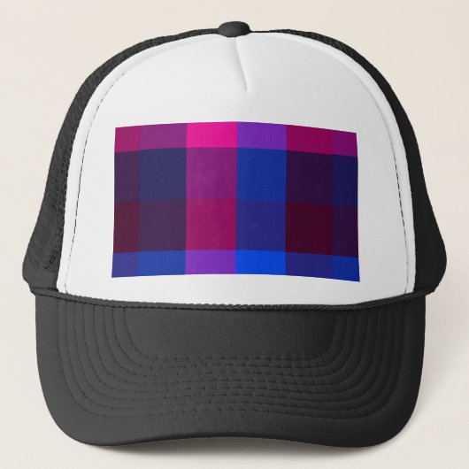 Neon mozaïek fusie trucker pet (Voorkant)