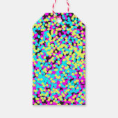 Neon Multi-Colored Fun Confetti Cadeaulabel (Voorkant)
