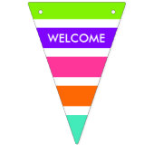 Neon Multicolored Stripes + uw ideeën Vlaggetjes (Eerste vlag)