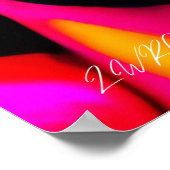 NEON MUSE: Elektrische Iridescentie Poster (Hoek)